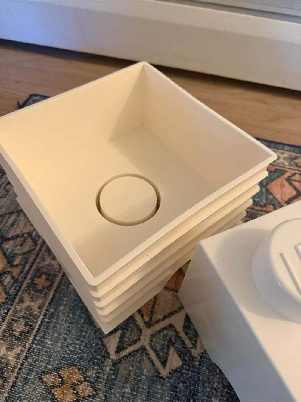 Lego White Stackable Brick Storage Box